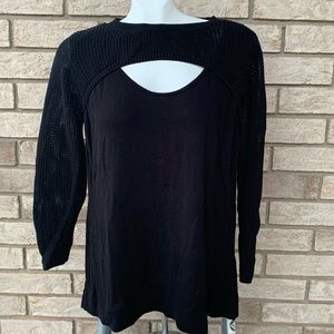 Black knit Torrid sweater